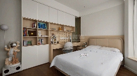 自然质感与简约美学融合的舒适雅致居住空间设计(图5)