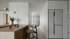 自然质感与简约美学融合的舒适雅致居住空间设计(图7)