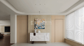 自然质感与简约美学融合的舒适雅致居住空间设计(图9)