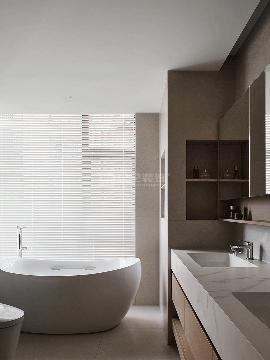 自然质感与简约美学融合的舒适雅致居住空间设计(图11)