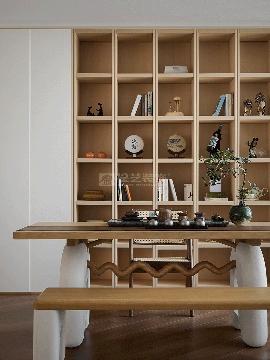 自然质感与简约美学融合的舒适雅致居住空间设计(图12)