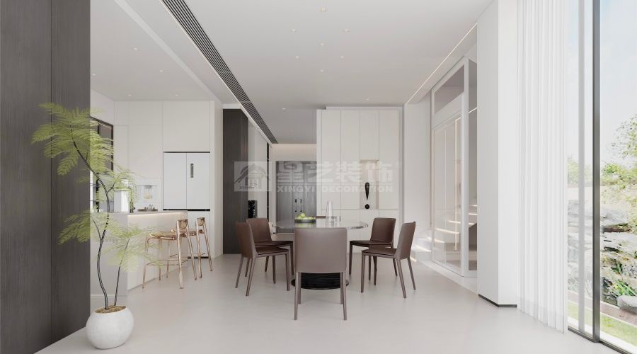 别墅设计案例分享：自然融合与功能美学的空间布局(图8)