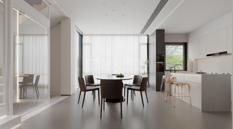 别墅设计案例分享：自然融合与功能美学的空间布局(图6)