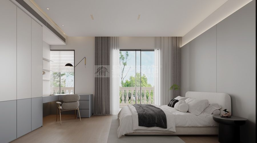 别墅设计案例分享：自然融合与功能美学的空间布局(图11)