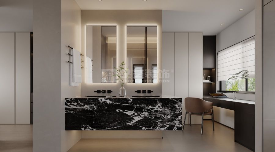 别墅设计案例分享：自然融合与功能美学的空间布局(图14)