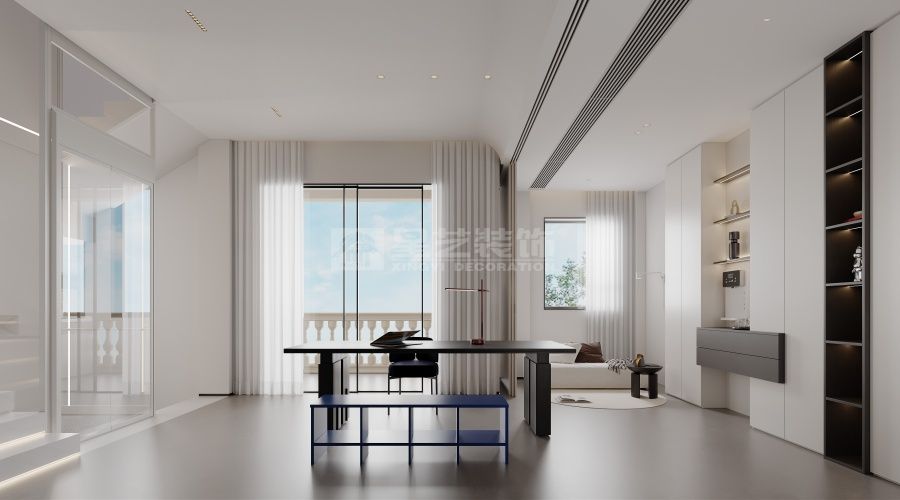 别墅设计案例分享：自然融合与功能美学的空间布局(图18)