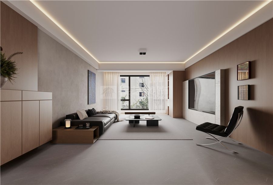 自然色调打造都市宁静居所，四季变化演绎空间情感(图3)