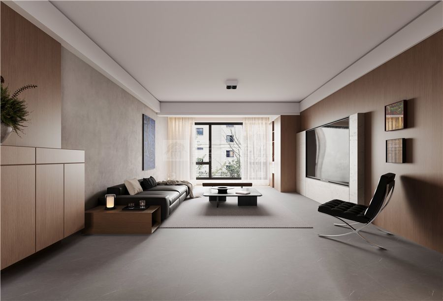 自然色调打造都市宁静居所，四季变化演绎空间情感(图2)