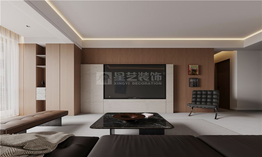 自然色调打造都市宁静居所，四季变化演绎空间情感(图1)