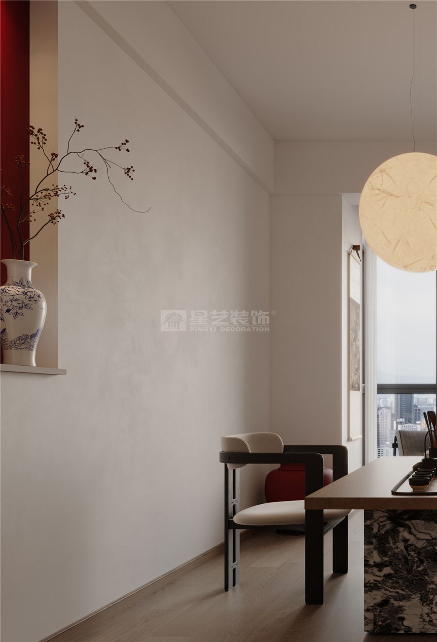 自然色调打造都市宁静居所，四季变化演绎空间情感(图8)