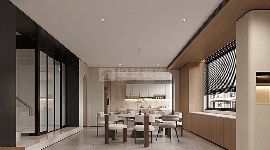 侘寂美学与几何体块融合设计展现时间痕迹之美(图5)