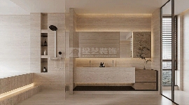 现代简约家居设计白棕黑配色方案，木质岩板金属材质搭配打造高级感空间(图5)