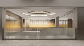 现代简约东方意蕴办公空间设计，打造高效格调办公环境(图2)