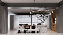 现代简约东方意蕴办公空间设计，打造高效格调办公环境(图9)