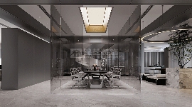 现代简约东方意蕴办公空间设计，打造高效格调办公环境(图8)