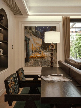 美式复古与现代融合设计，打造优雅舒适居住空间(图8)