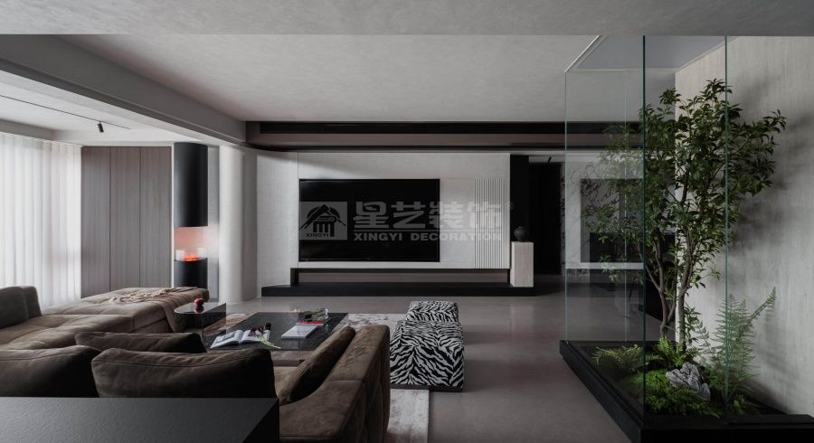 意式轻奢设计演绎暗调美学，材质光影营造高级层次感(图1)