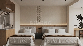 酒店空间设计营造宁静舒适休憩氛围的自然质感美学(图6)