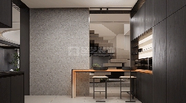 简约美学设计哲学，质感材质碰撞营造空间层次(图3)