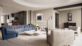 简约美学设计哲学，质感材质碰撞营造空间层次(图4)