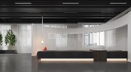 现代简约办公空间设计融合自然元素提升工作效率(图1)