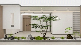 现代简约办公空间设计融合自然元素提升工作效率(图7)