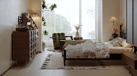 温柔木质香氛围设计，打造静谧舒适的居家空间(图4)