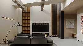 大地色系中古风设计，温暖沉稳的空间格调营造(图1)