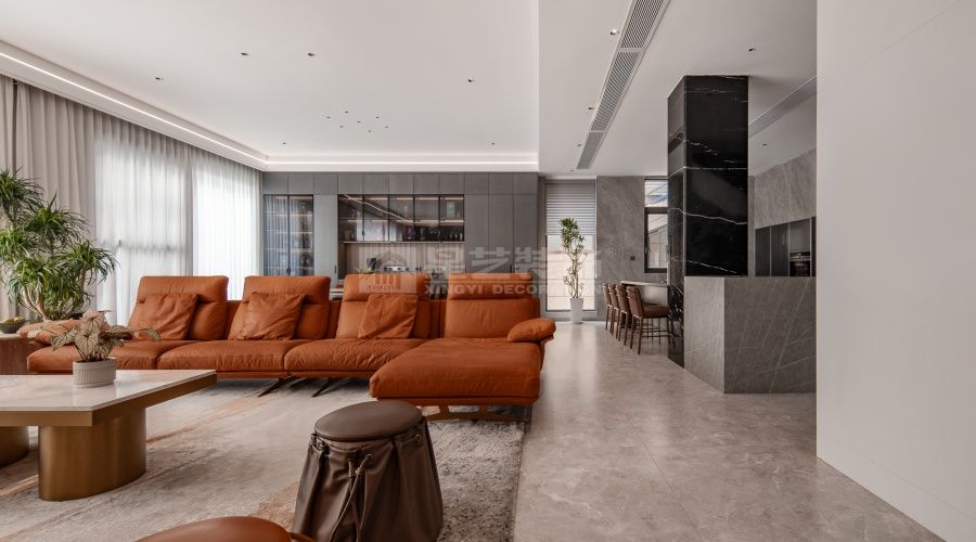 现代简约风格设计，开放式布局营造舒适生活空间(图3)