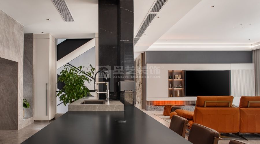 现代简约风格设计，开放式布局营造舒适生活空间(图4)