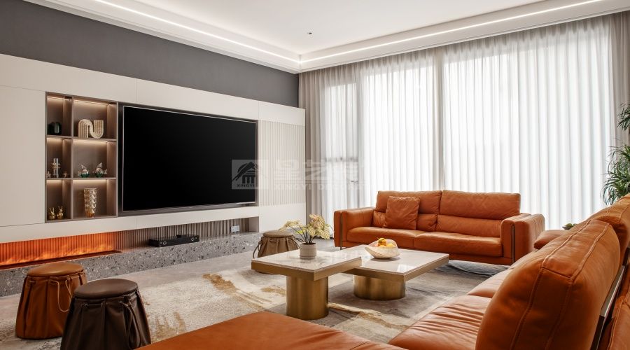 现代简约风格设计，开放式布局营造舒适生活空间(图5)