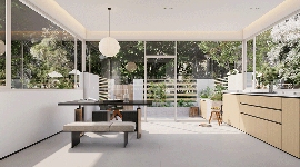 大地色系中古风设计，温暖沉稳的空间格调营造(图7)