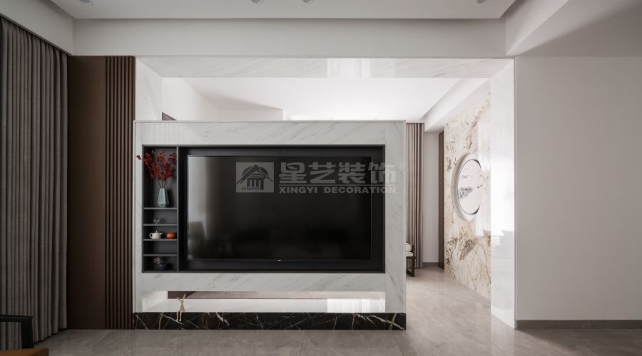 客厅餐厅卧室玄关书房全屋设计优化生活方式动线布局(图3)