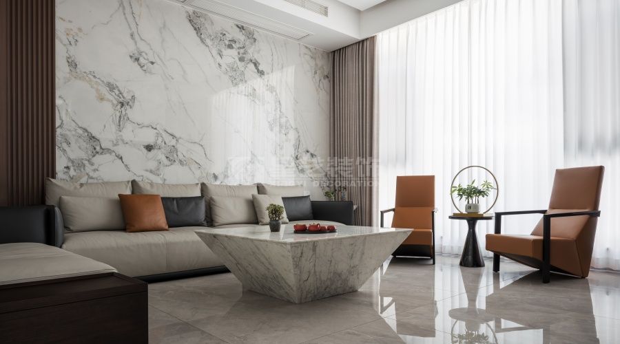 客厅餐厅卧室玄关书房全屋设计优化生活方式动线布局(图5)