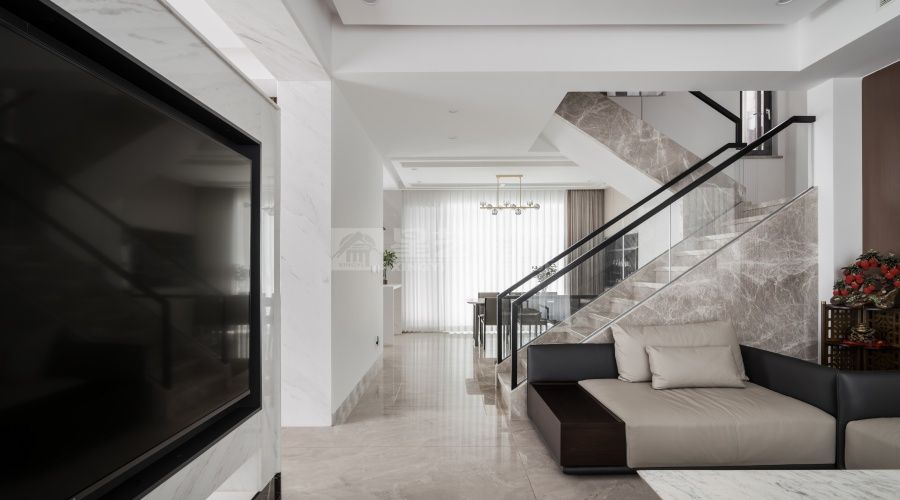 客厅餐厅卧室玄关书房全屋设计优化生活方式动线布局(图4)