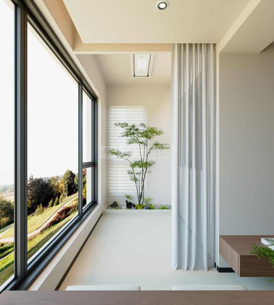 92平米三房改造现代简约风格，开放式厨房扩大客厅视觉效果(图10)