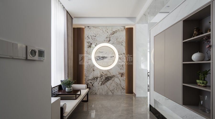 客厅餐厅卧室玄关书房全屋设计优化生活方式动线布局(图9)