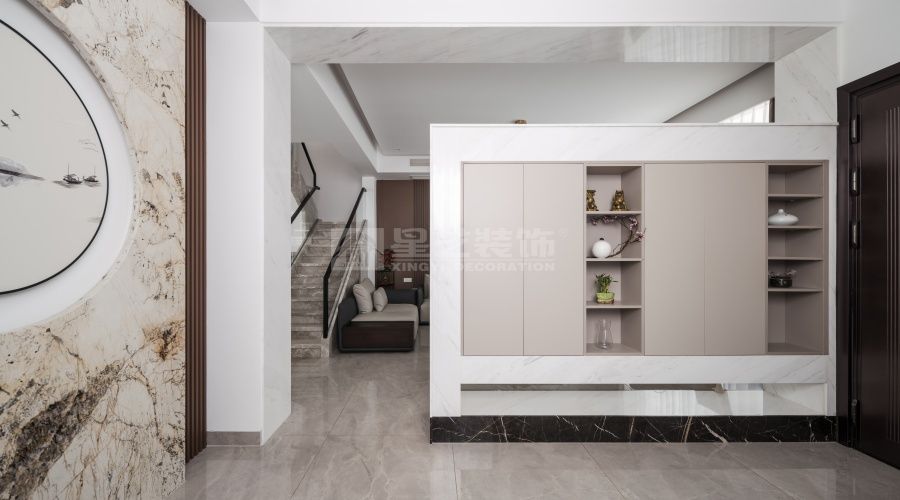 客厅餐厅卧室玄关书房全屋设计优化生活方式动线布局(图10)