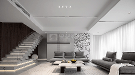 现代简约住宅设计打造通透质感空间(图1)