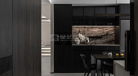 现代极简主义住宅设计，黑白灰打造高级静谧空间(图3)