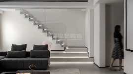 现代极简主义住宅设计，黑白灰打造高级静谧空间(图9)