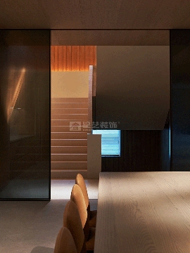 自然共生极简奢雅住宅设计，玻璃材质消弭室内外边界(图7)