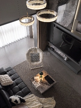 现代轻奢艺术住宅设计，高挑空结构打造视觉震撼居所(图8)