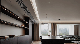 现代新中式设计融合东方雅致与现代极简美学(图1)