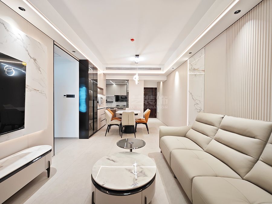 89㎡现代风格实景设计，小户型精致生活空间打造(图3)