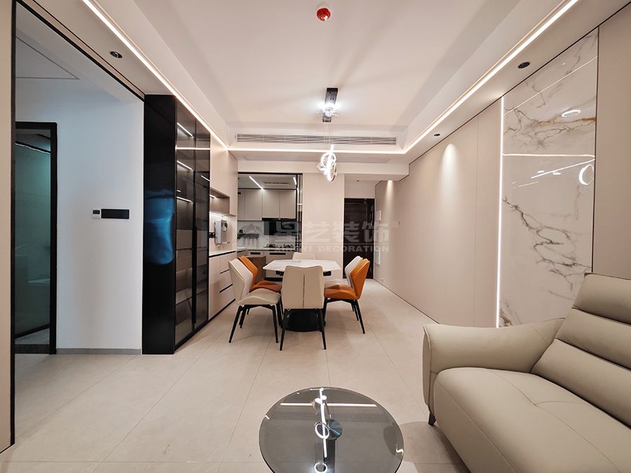 89㎡现代风格实景设计，小户型精致生活空间打造(图5)