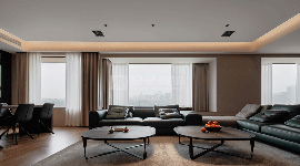 现代新中式设计融合东方雅致与现代极简美学(图6)