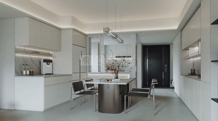 极简主义住宅设计黑白灰现代风格空间营造(图3)