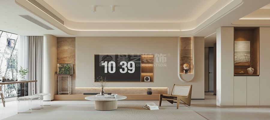 奶油原木风设计营造温暖治愈居住空间(图1)