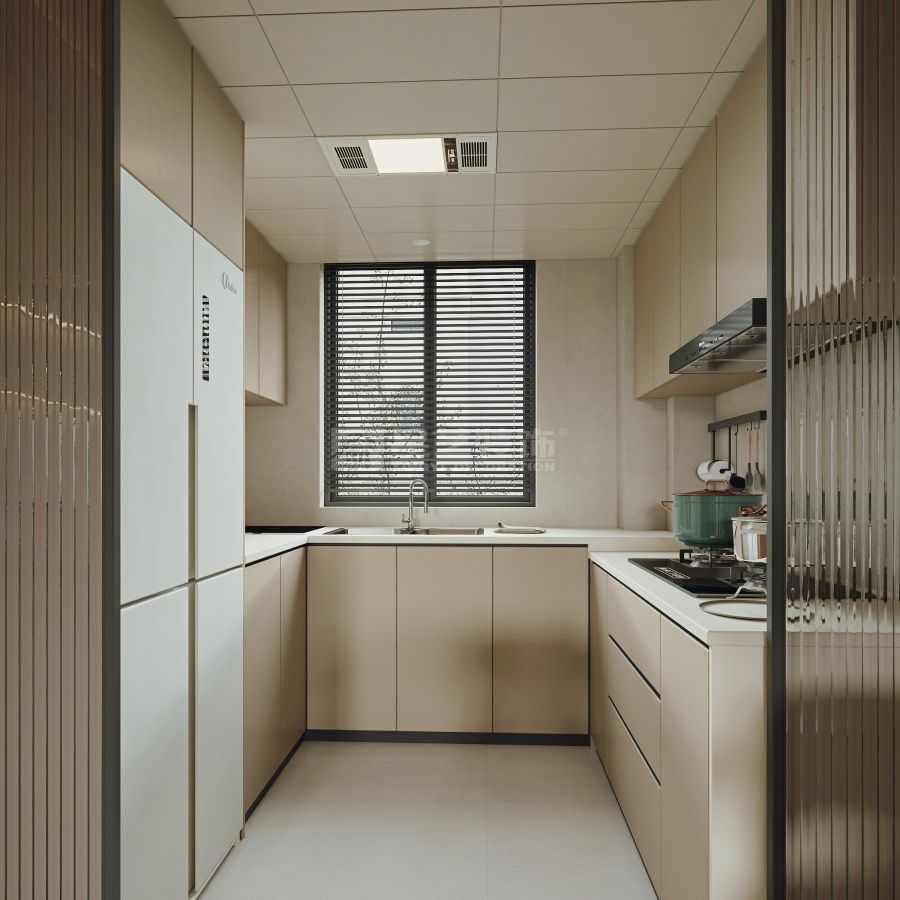 奶油原木风设计营造温暖治愈居住空间(图4)